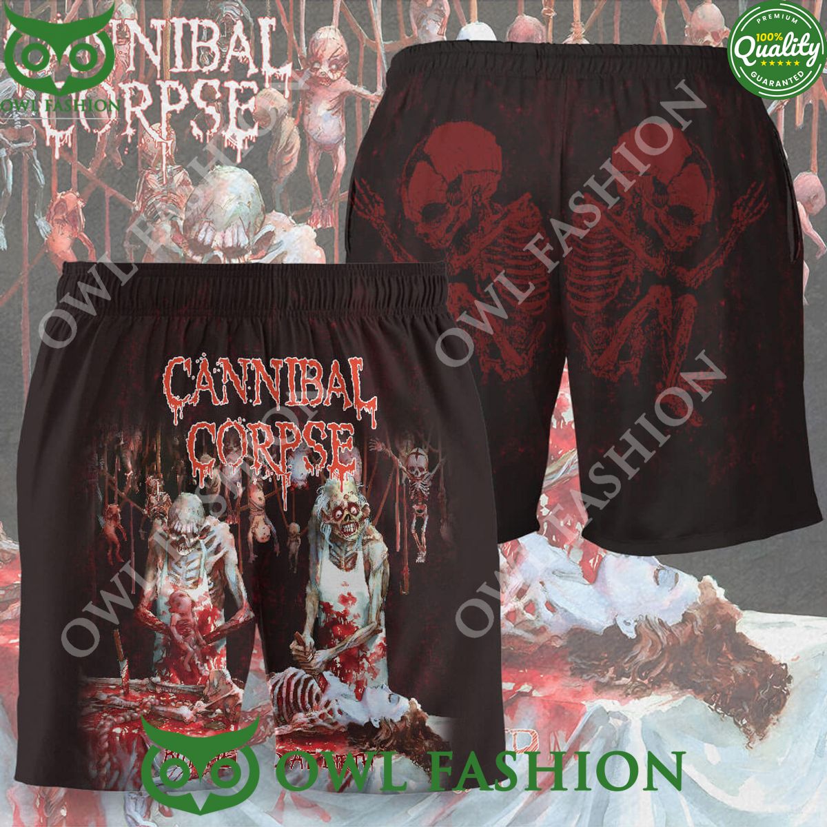 Cannibal Corpse Skull Horror 3D Shorts