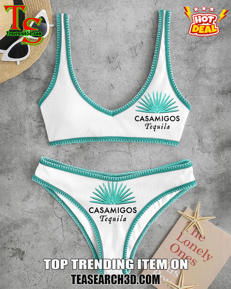 Top Hot Trending Women Drink High Waisted Bikini Sets 4 Casamigos Beach Holiday High Waisted Bikini Sets
