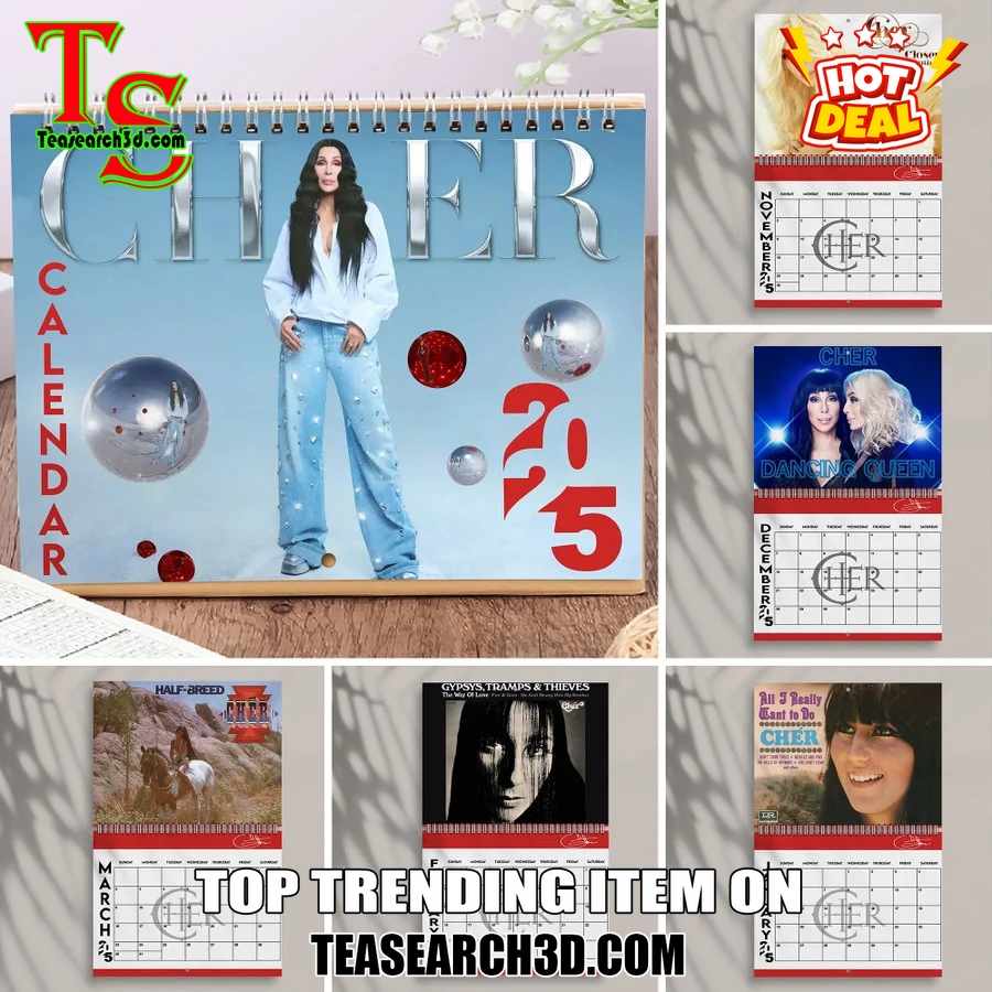 Music Wall Hanging Calendar 2025 7 Cher 2025 Wall Hanging Calendar