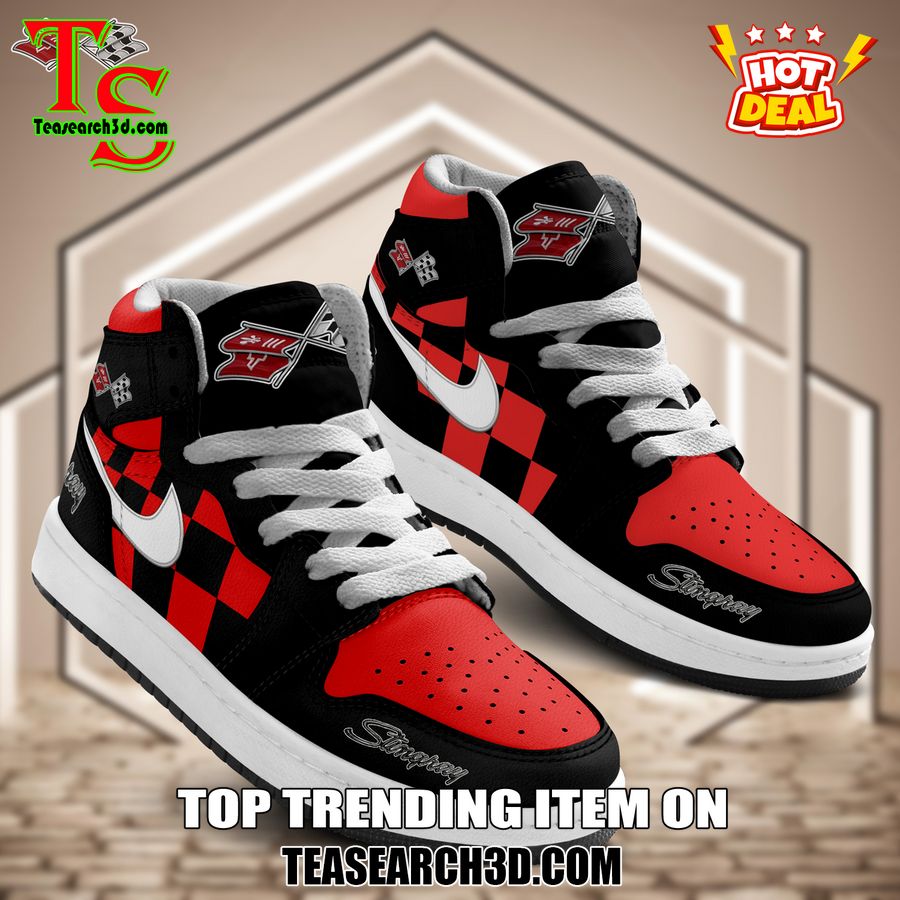 New Trending JD High Top For Sale 2024 4 Chevrolet Corvette C3 Stingray Air Jordan High Top Shoes