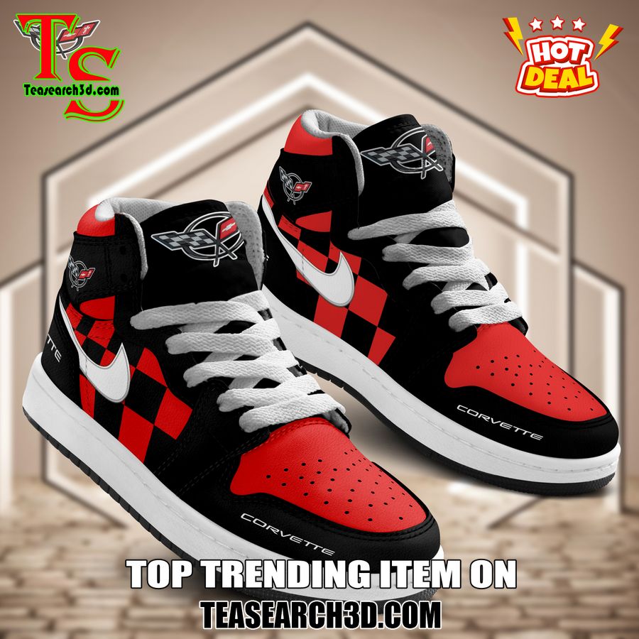 New Trending JD High Top For Sale 2024 6 Chevrolet Corvette C5 Air Jordan High Top Shoes