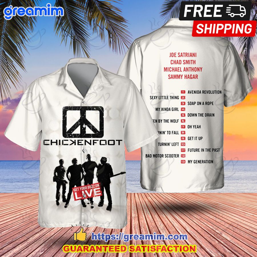 chickenfoot get your buzz on live album hawaiian shirt 1 VblZ5