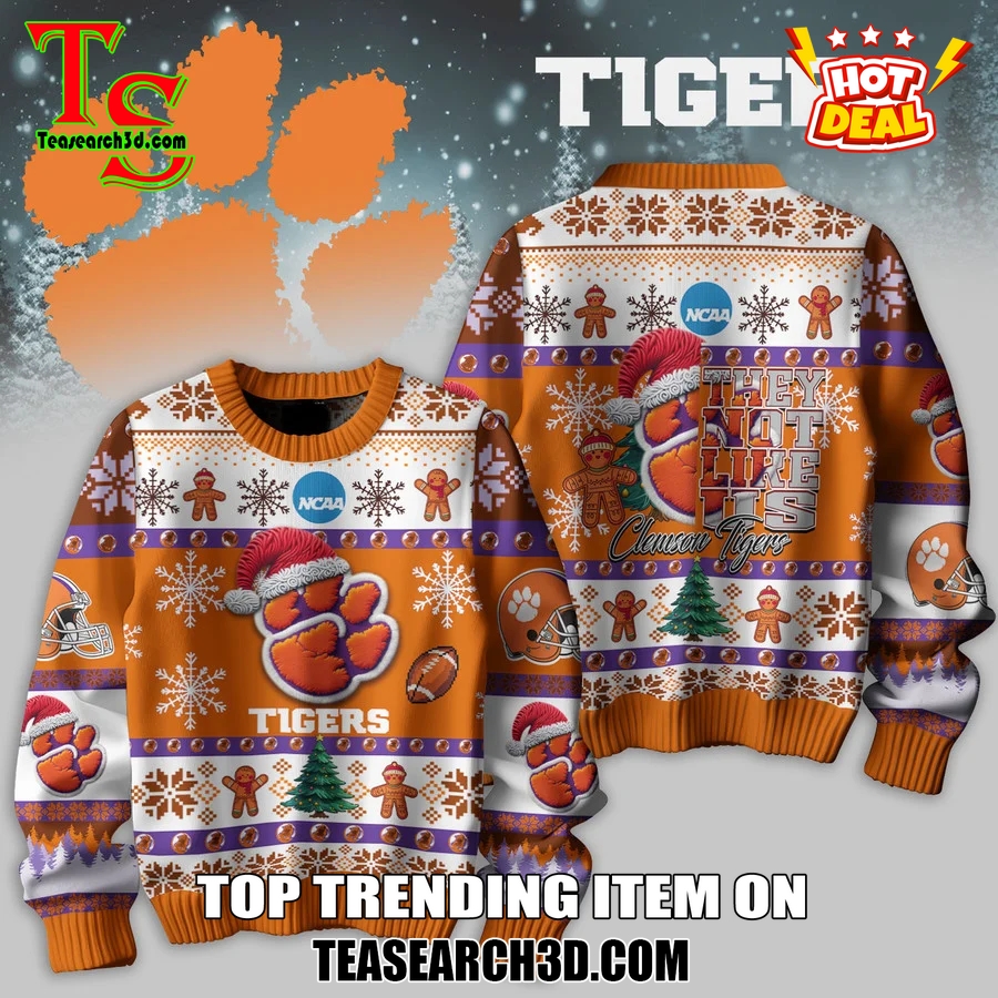 20 Best Winter Sweaters for 2024 On Teasearch3D 8 Clemson Tigers They Not Like Us Ugly Christmas Sweater