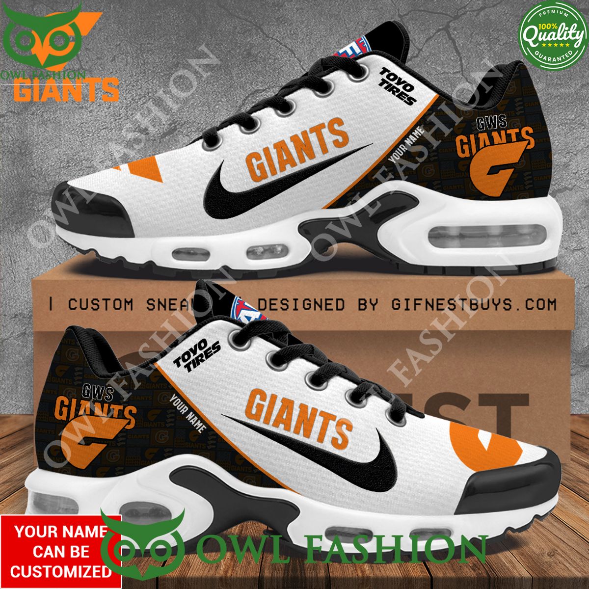 Customized Greater Western Sydney Giants Air Max Shoes