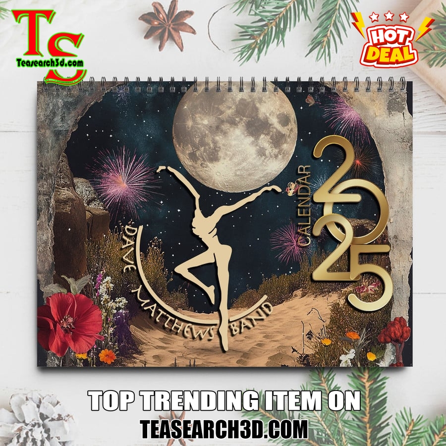 Music Wall Hanging Calendar 2025 9 Dave Matthews Band 2025 Wall Hanging Calendar