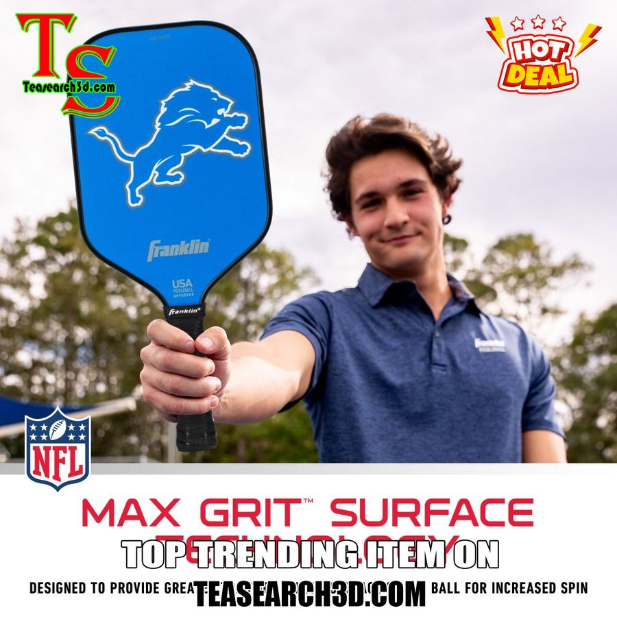 Pickleball Paddle The Ultimate Guide to Finding Your Perfect Paddle 12 Detroit Lions NFL Team Custom Name Pickleball Paddle