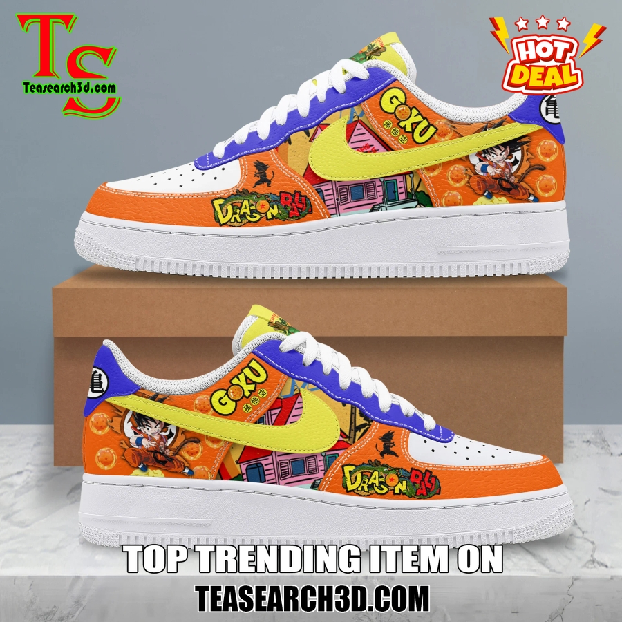 Limited Edition Air Force 1 Sneakers Style 2 Dragon Ball Songoku Special Air Force 1 Sneakers