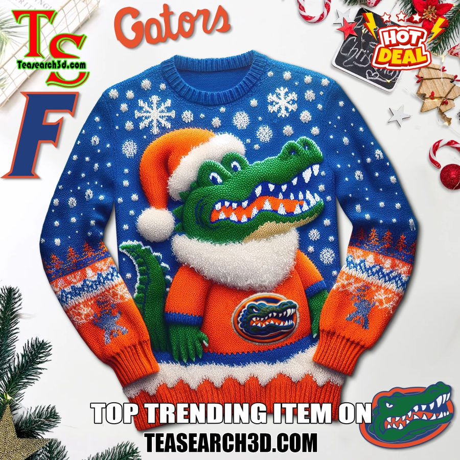 20 Best Winter Sweaters for 2024 On Teasearch3D 10 Florida Gators Mascot Santa Hat Ugly Sweater