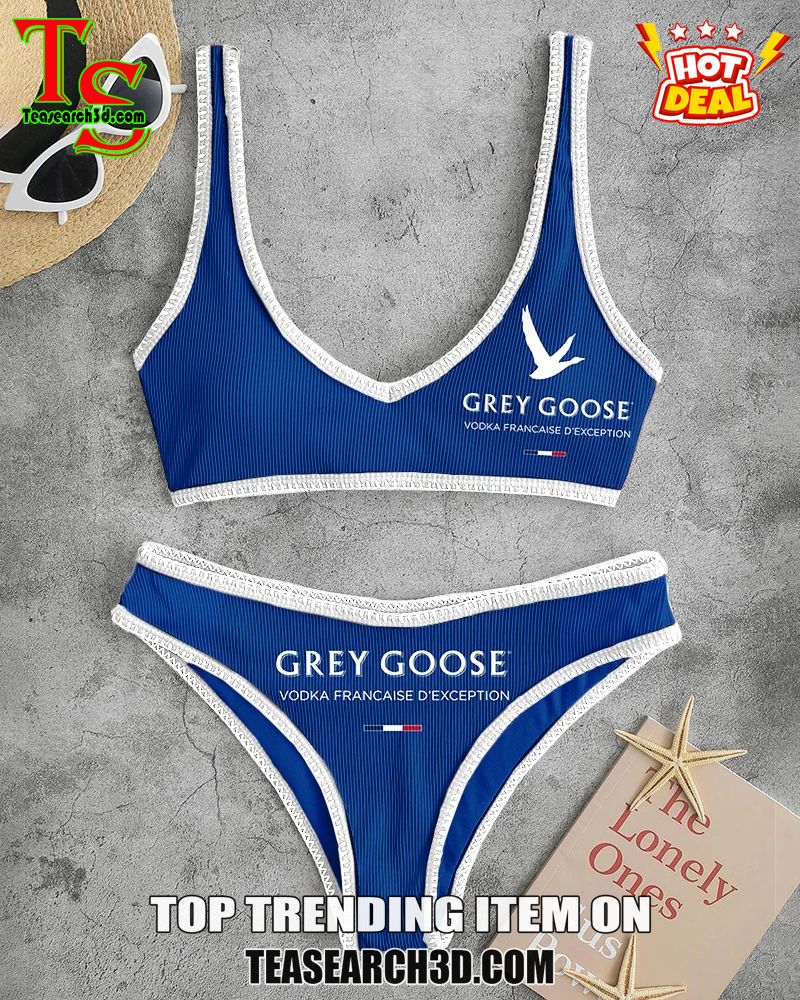 Top Hot Trending Women Drink High Waisted Bikini Sets 16 Grey Goose Navy Blue High Waisted Bikini Sets