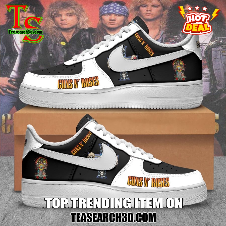 Limited Edition Air Force 1 Sneakers Style 10 Guns N' Roses Rock Band Air Force 1 Sneaker