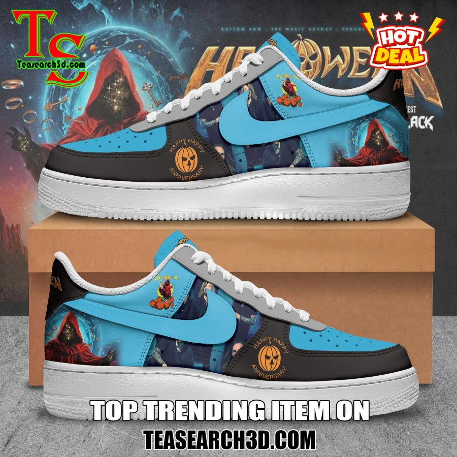Limited Edition Air Force 1 Sneakers Style 18 Helloween Band Custom Air Force 1 Sneakers