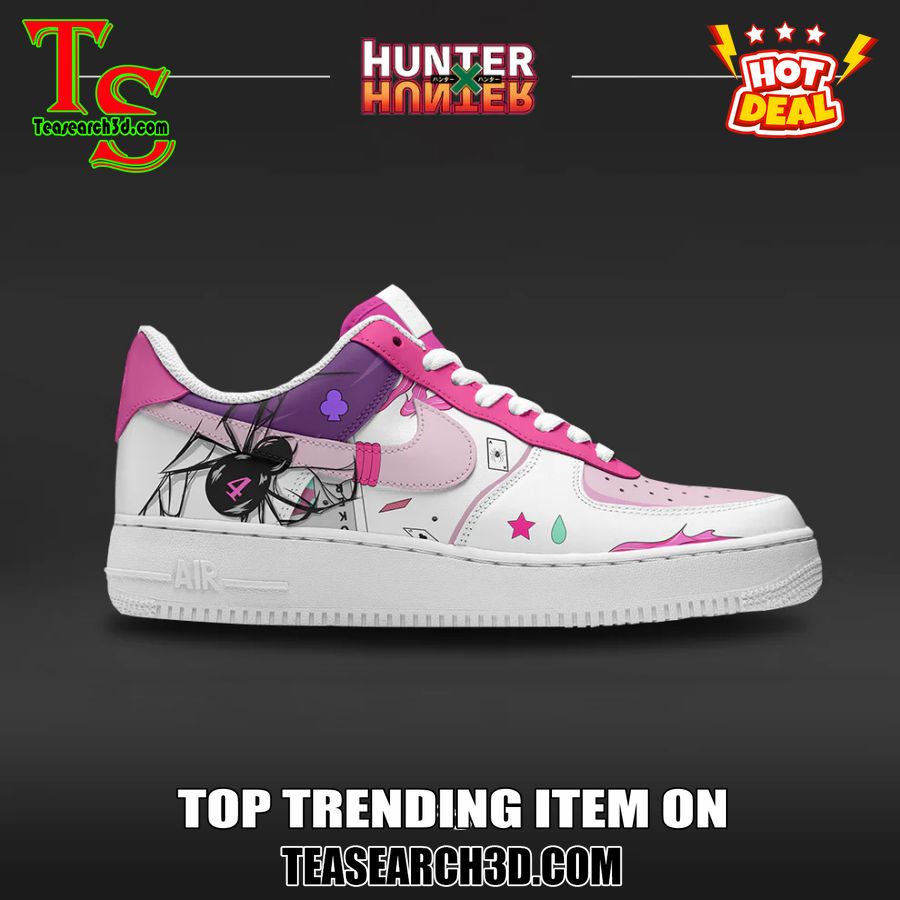 Custom Air Force 1 Sneakers With Best Price 19 Hisoka Morow Hunter x Hunter Custom AF1 Air Force Sneaker