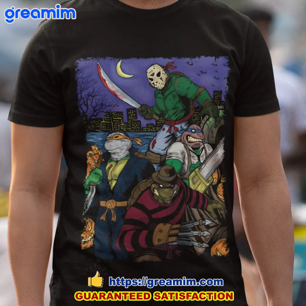 horror slashers ninja turtle halloween unisex shirt 1 TCfyc