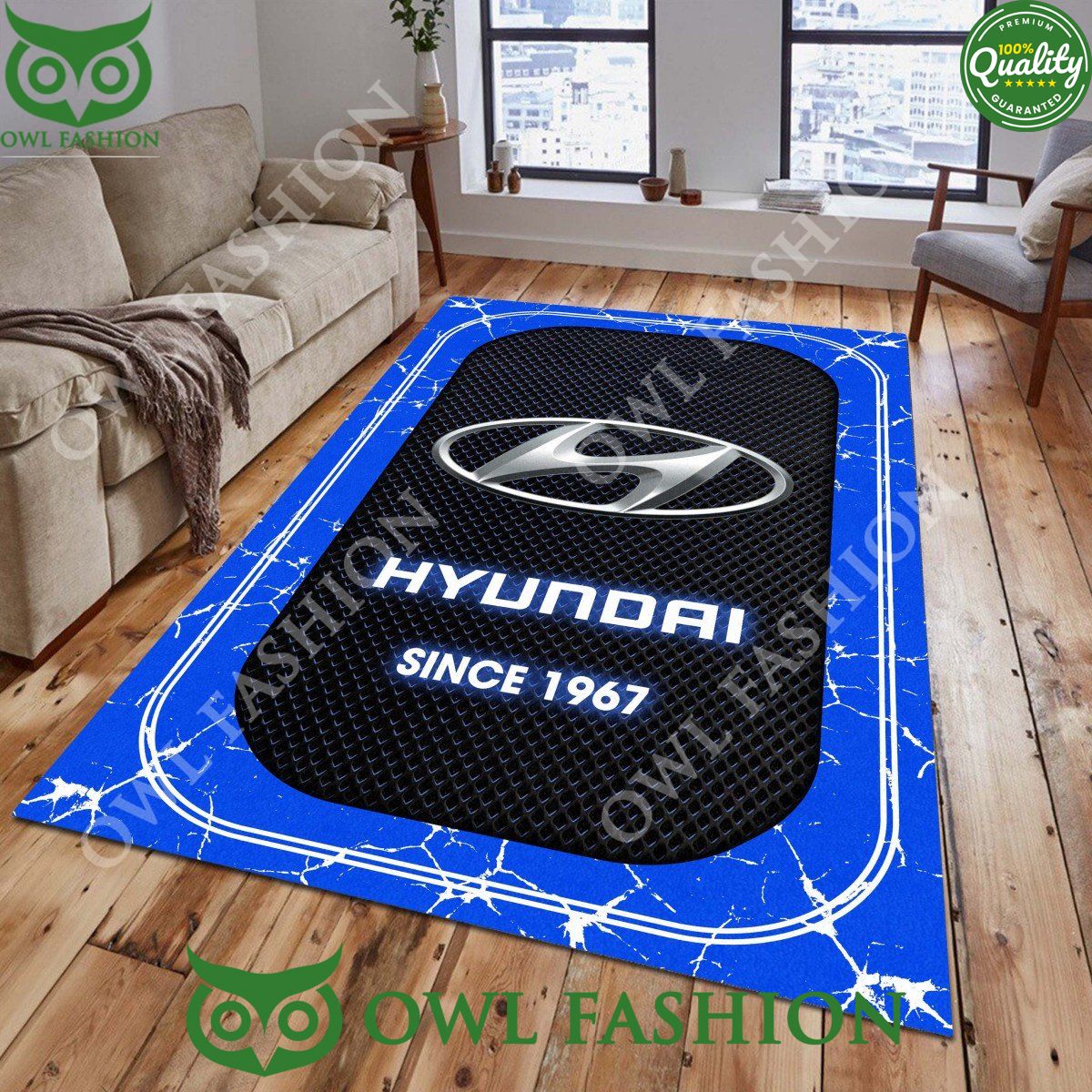 Hyundai Since 1967 Living Room Marble Carpet