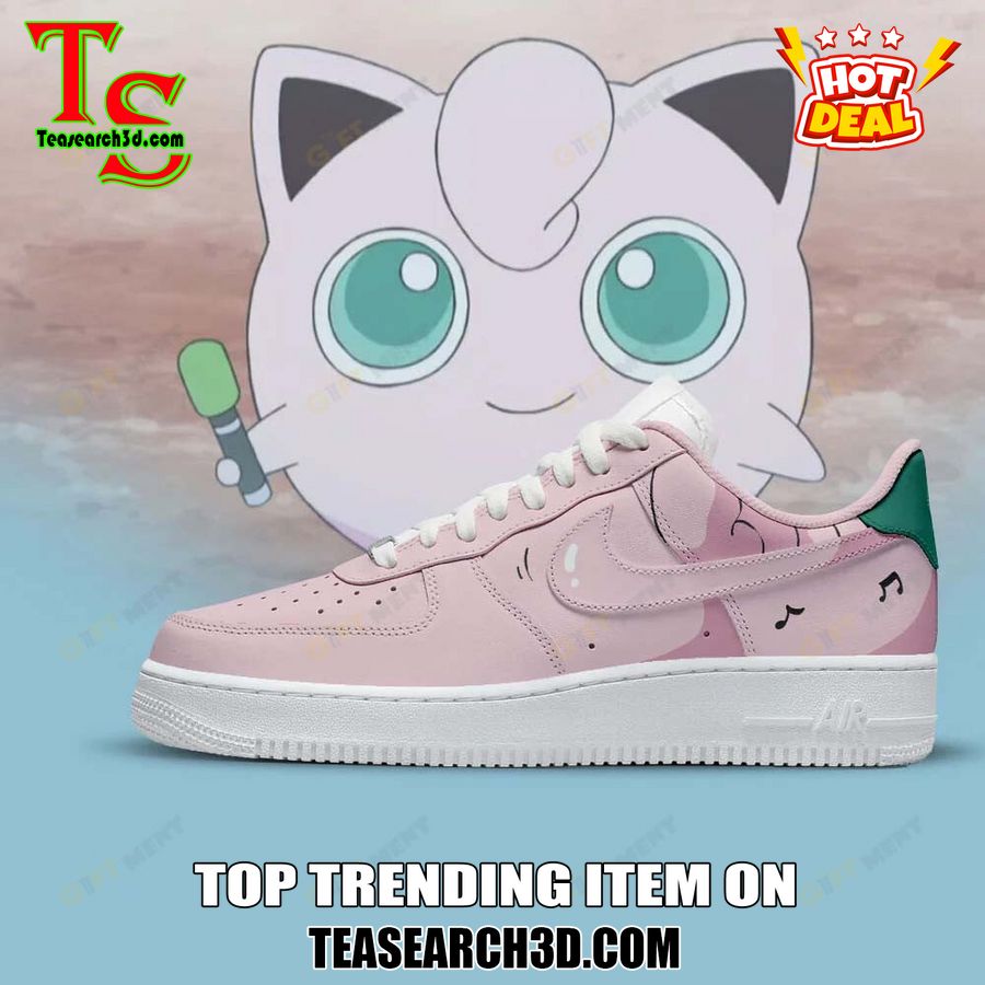 New Trending Custom Air Force 1 Shoes For Pokemon Fans 5 Jigglypuff Pokemon Custom AF1 Sneakers Shoes