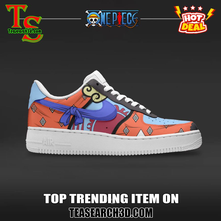 Custom Air Force 1 Sneakers With Best Price 21 Jinbei One Piece Custom Nike Air Force 1 Sneakers