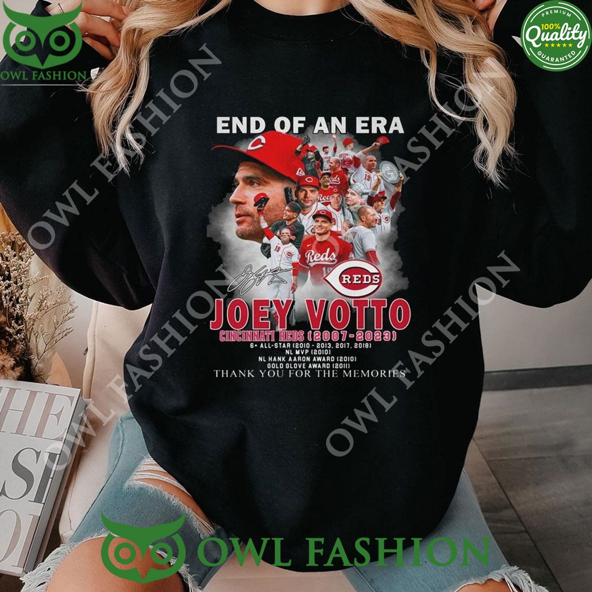 Joey Votto Cincinnati Reds End Of An Era 2027 2024 sweatshirt