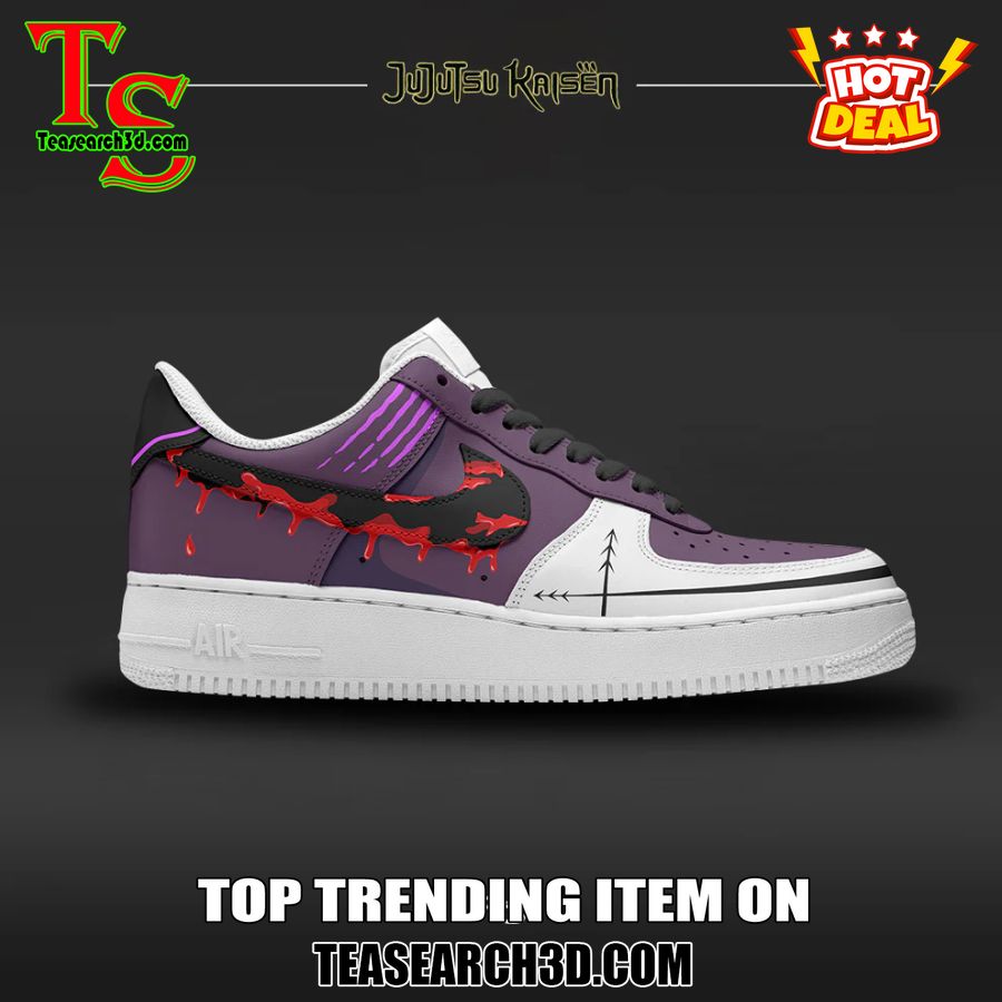 New Trending Custom Nike Logo AF1 Shoes 12 Jujutsu Kaisen Choso Custom Air Force 1 Sneakers