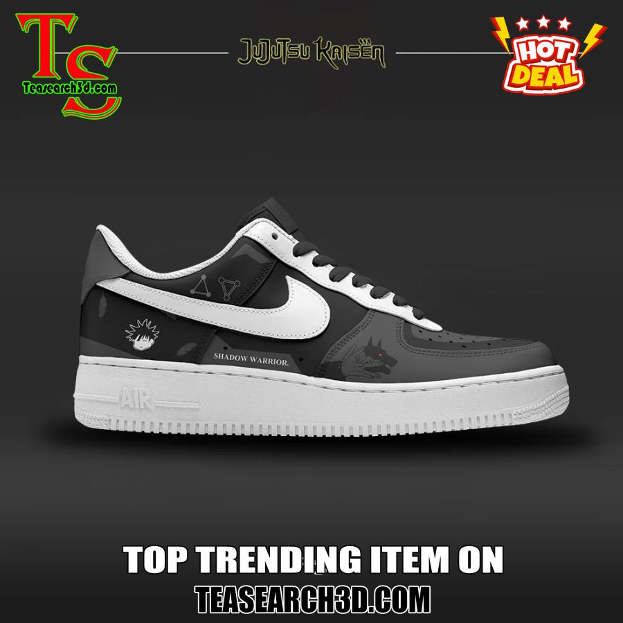 New Trending Custom Nike Logo AF1 Shoes 13 Jujutsu Kaisen Fushiguro Megumi Air Force 1 Sneakers