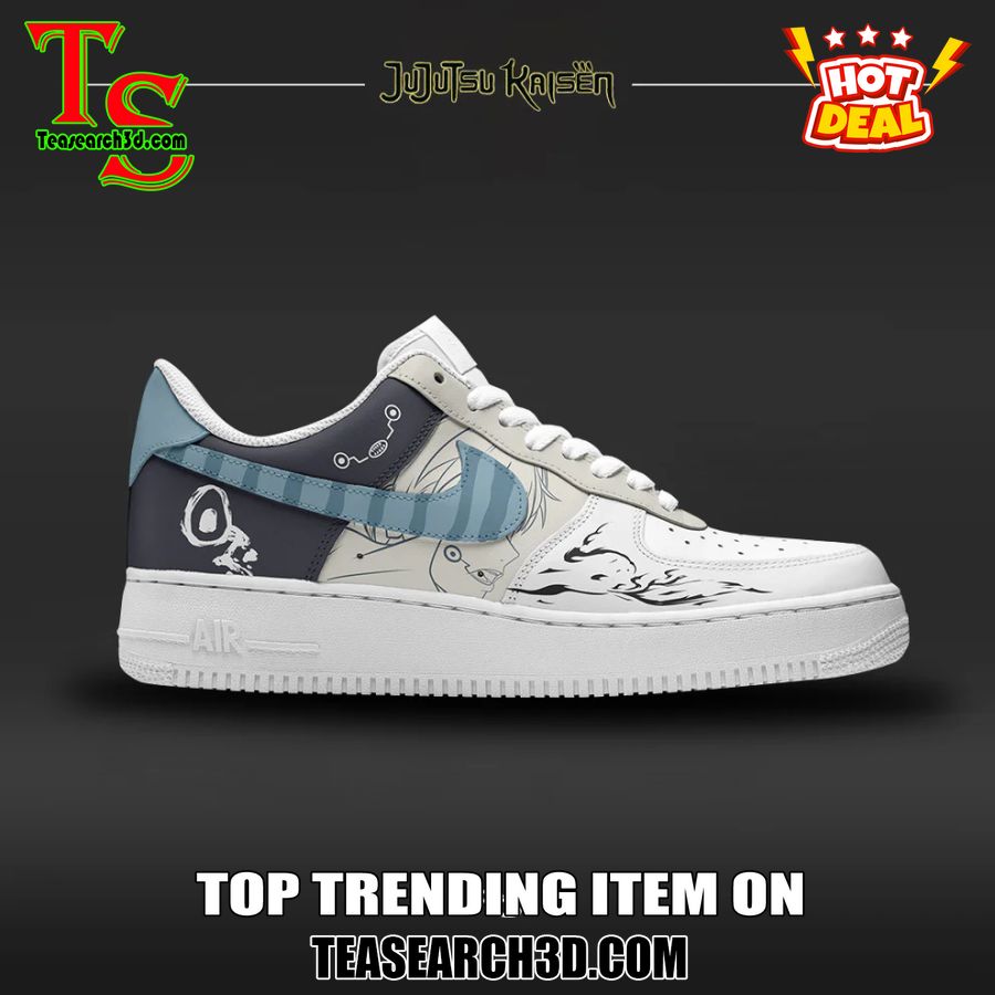 New Trending Custom Nike Logo AF1 Shoes 16 Jujutsu Kaisen Inumaki Toge Custom Air Force 1 Sneakers