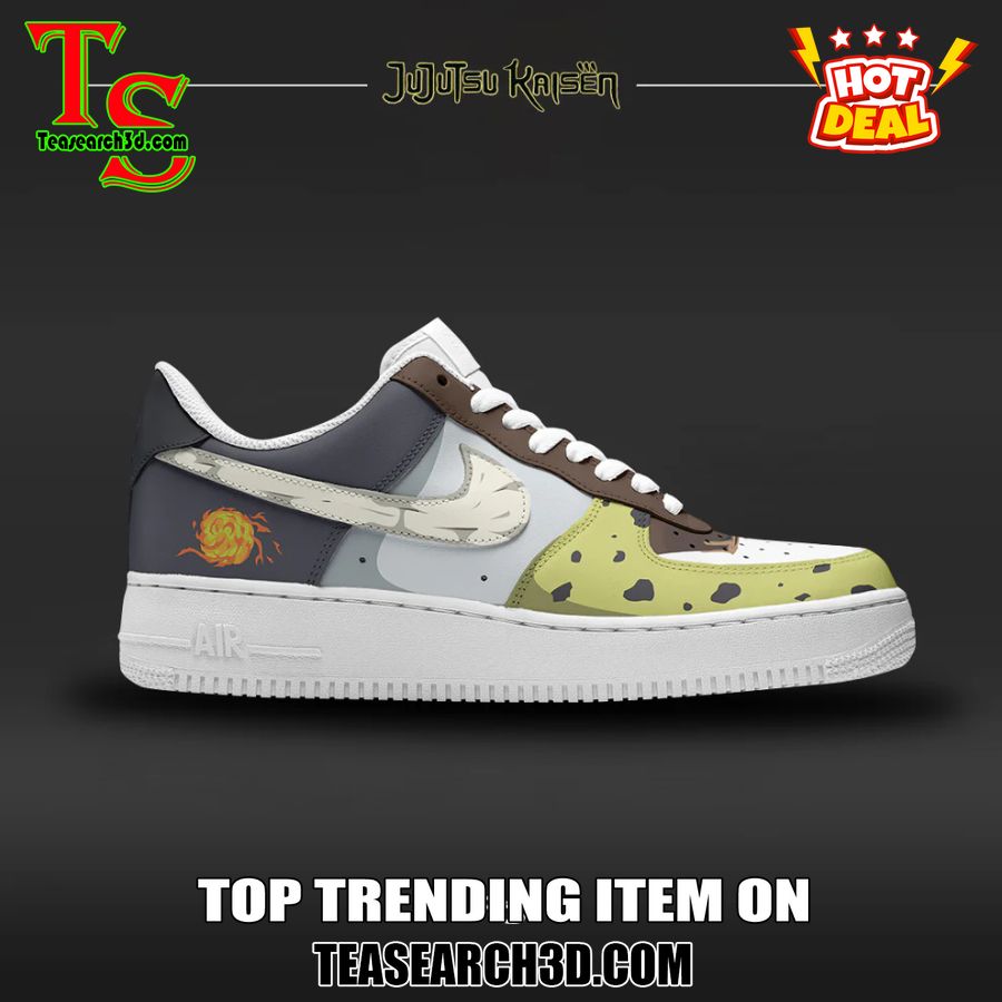 New Trending Custom Nike Logo AF1 Shoes 17 Jujutsu Kaisen Jogo Nobara Custom Air Force 1 Sneakers