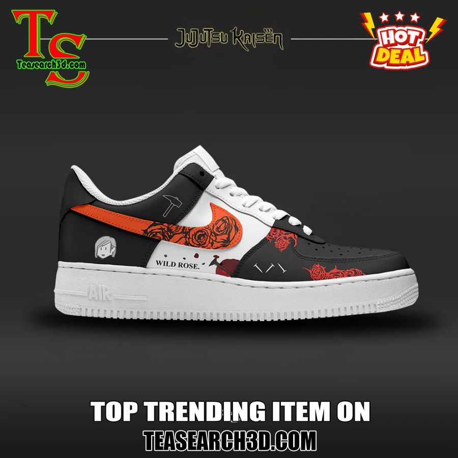New Trending Custom Nike Logo AF1 Shoes 19 Jujutsu Kaisen Kugisaki Nobara Air Force 1 Sneakers