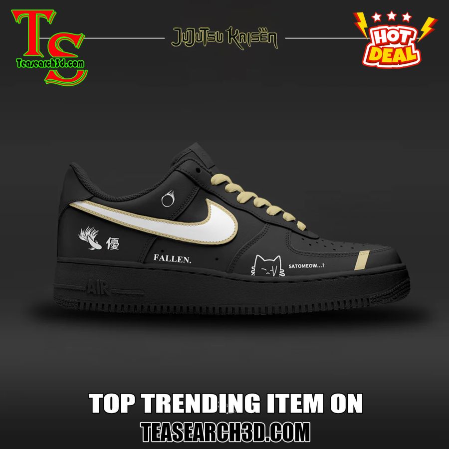 New Trending Custom Nike Logo AF1 Shoes 21 Jujutsu Kaisen Suguru Geto Air Force 1 Sneakers