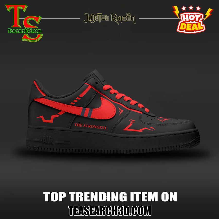 New Trending Custom Nike Logo AF1 Shoes 22 Jujutsu Kaisen Sukuna Air Force 1 Sneakers