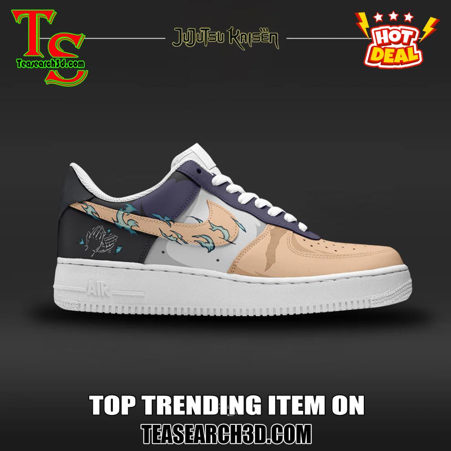 New Trending Custom Nike Logo AF1 Shoes 23 Jujutsu Kaisen Todo Air Force 1 Sneakers
