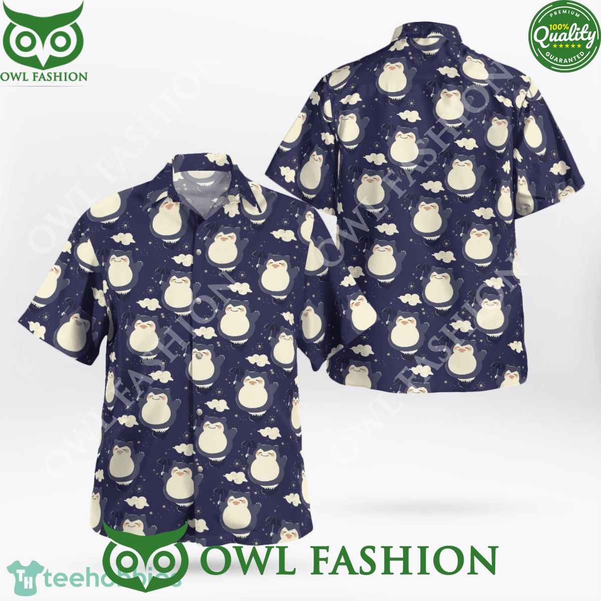 Kabigon Cloud Cute Pokemon Anime Summer Hawaiian Shirt 