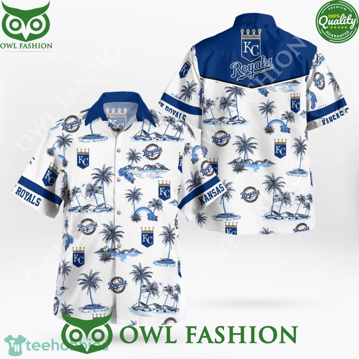 Kansas City Royals MLB Tropical Summer Vibe Hawaiian Shirt 