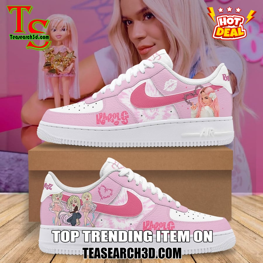 Limited Edition Air Force 1 Sneakers Style 20 Karol G x Bratz Custom Air Force 1 Sneakers