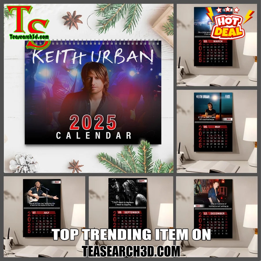 New Trending Calendar On Teasearch 281124 9 Keith Urban 2025 Wall Hanging Calendar