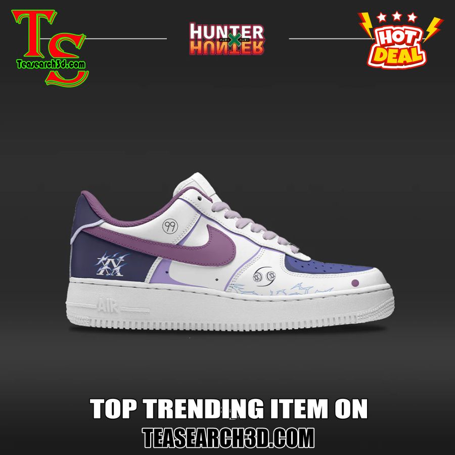 Custom Air Force 1 Sneakers With Best Price 23 Killua Zoldyck Hunter x Hunter Custom AF1 Air Force Sneaker
