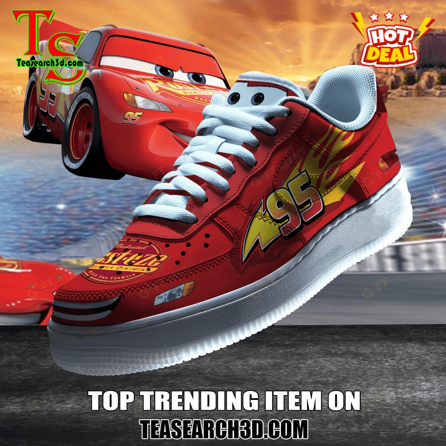 New Trending Custom Air Force 1 Shoes For Pokemon Fans 9 Lightning McQueen 2024 Custom Air Force 1 Sneaker