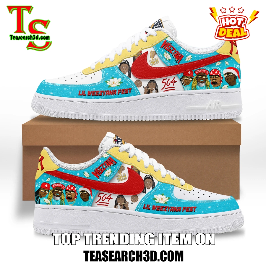 Limited Edition Air Force 1 Sneakers Style 21 Lil Wayne Rapper Custom Air Force 1 Sneakers