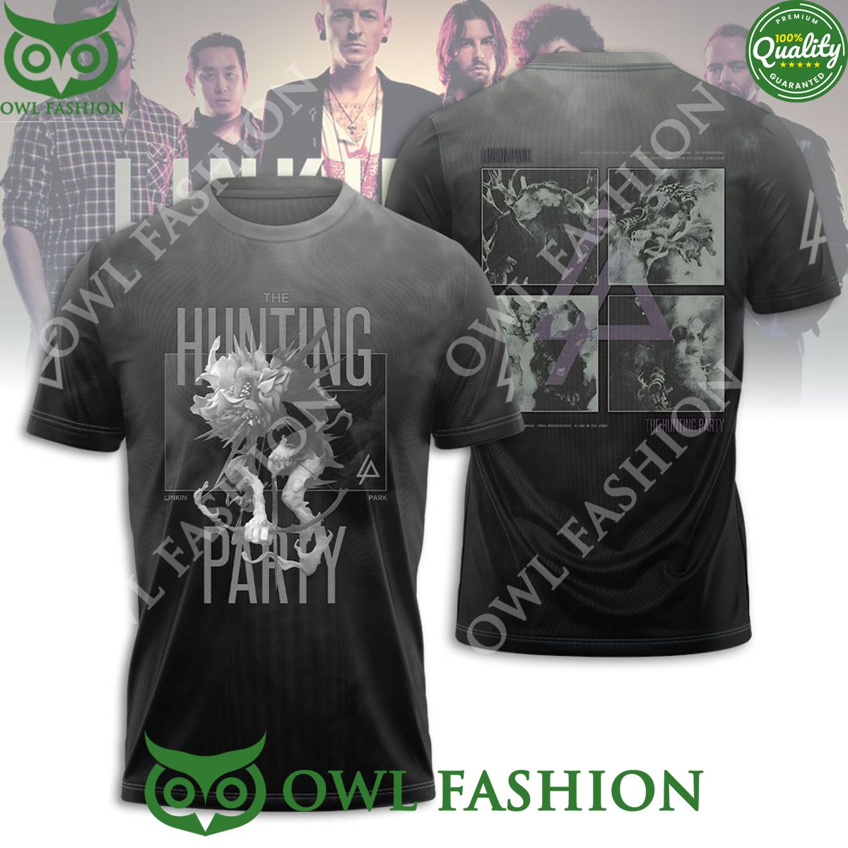 Linkin Park Hunting Party Limited 3D Tshirt Hoodie