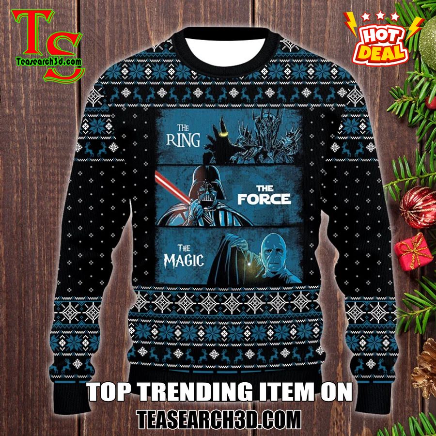 Amazing Trending Christmas Ugly Sweater With Free Shipping 18 LOTR x Star Wars Ugly Christmas Sweater Jumper