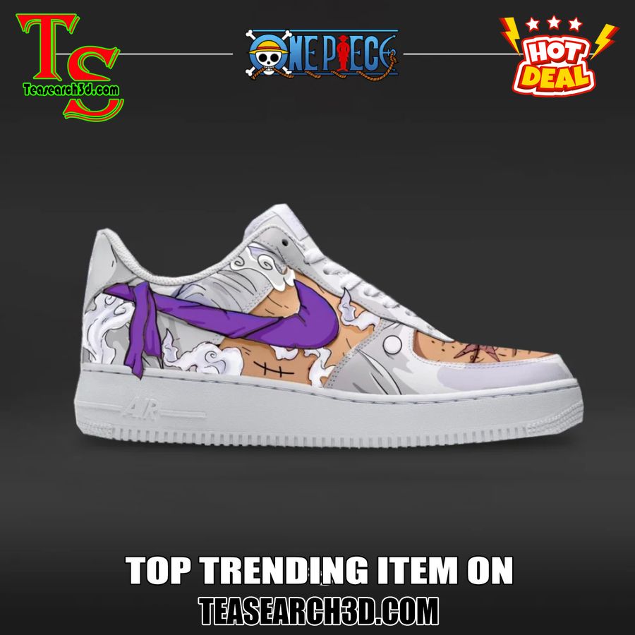 Custom Air Force 1 Sneakers With Best Price 26 Luffy One Piece Custom Nike Air Force 1 Sneakers