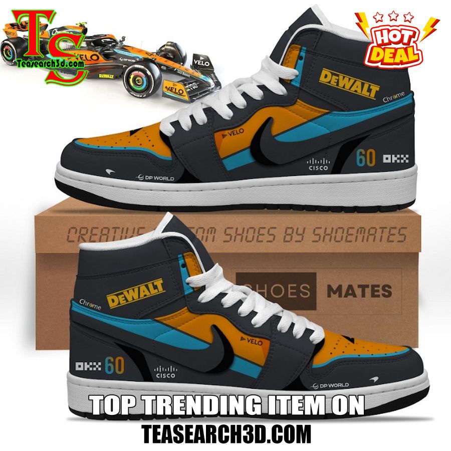New Trending JD High Top For Sale 2024 16 McLaren Formula 1 Premium Air Jordan High Top Shoes