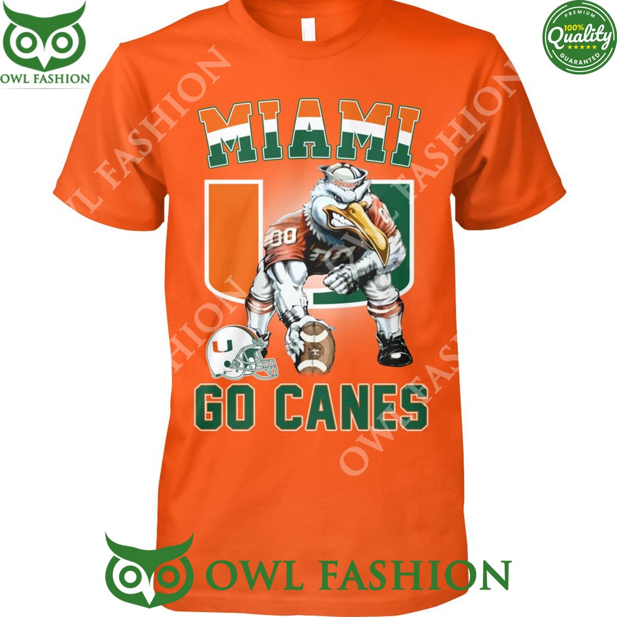 Miami Hurricane Go Canes Football t shirt