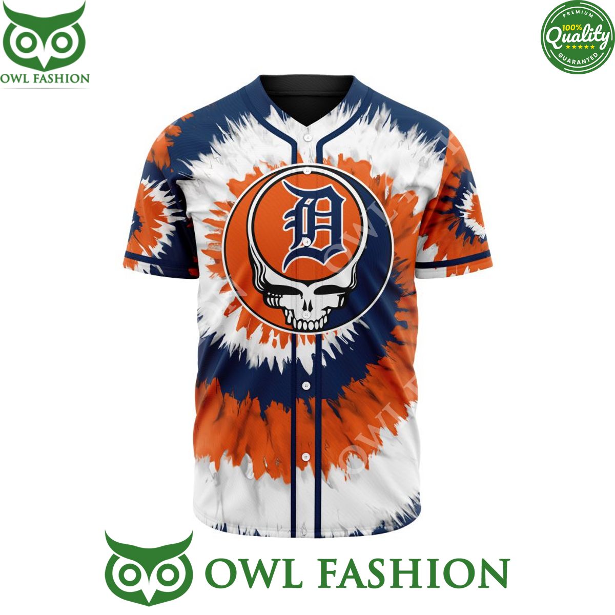 MLB Detroit Tigers Special Dead Design Baseball Jersey shirt