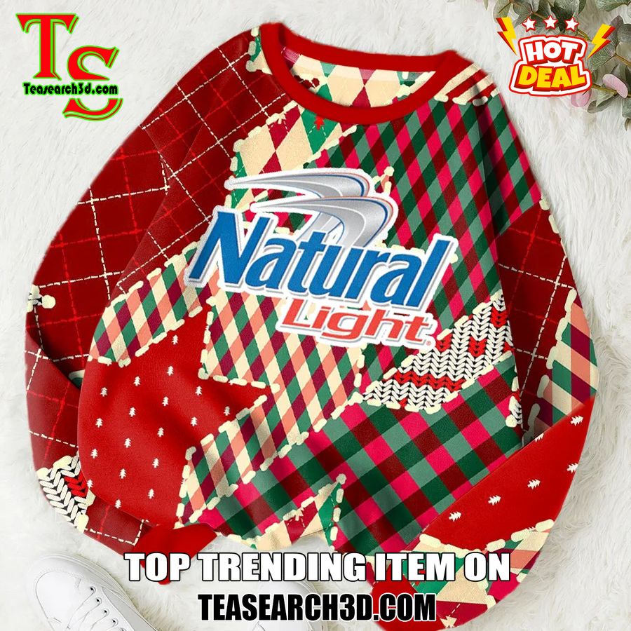 High Quality Drinking Game Ugly Christmas Sweater 27 Natural Light Tartan 2024 Ugly Christmas Sweater