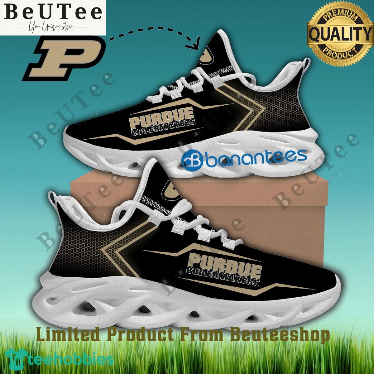 NCAA Champion Purdue Boilermakers Running Max Soul Shoes