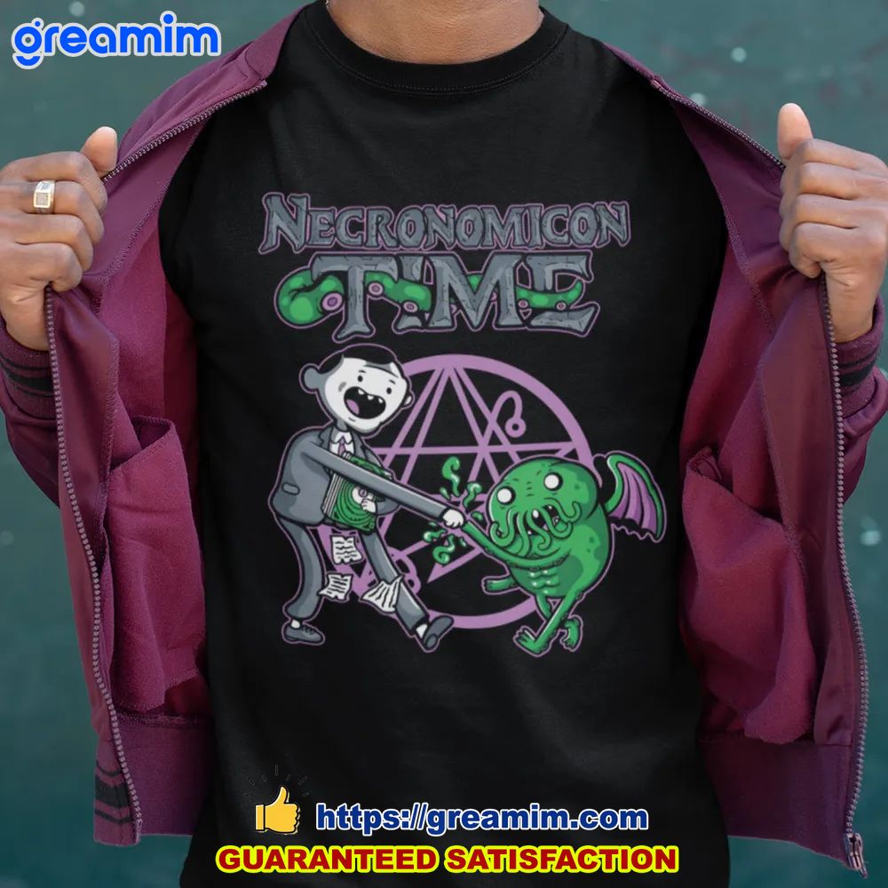 necronomicon advanture time halloween unisex tee shirt 1 t6r1k