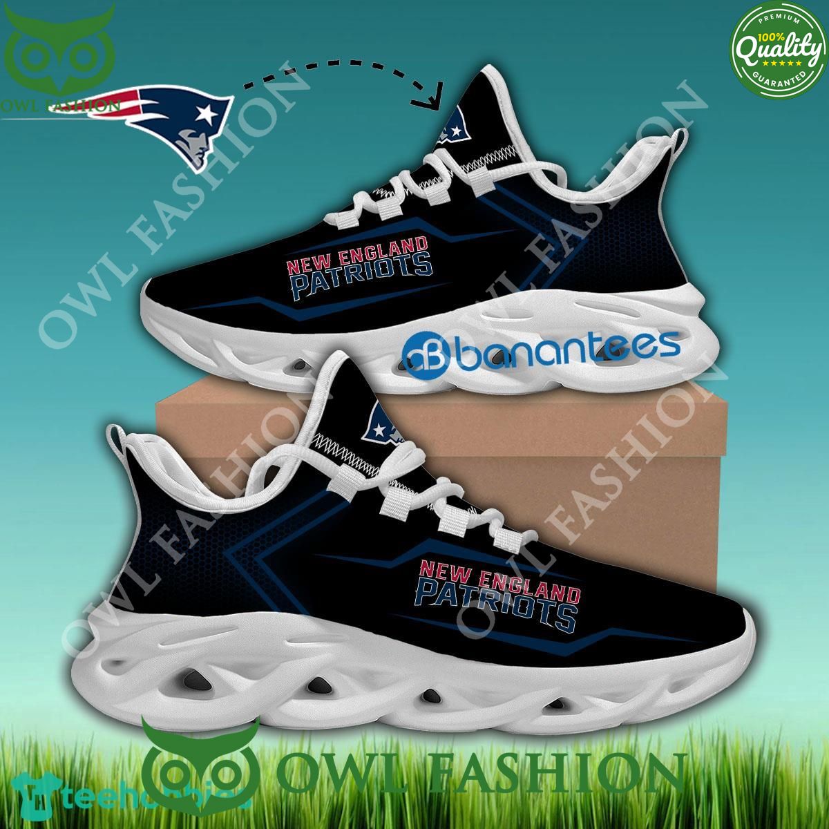 New England Patriots NFL Chunky Sneaker Badge Max Soul Shoes