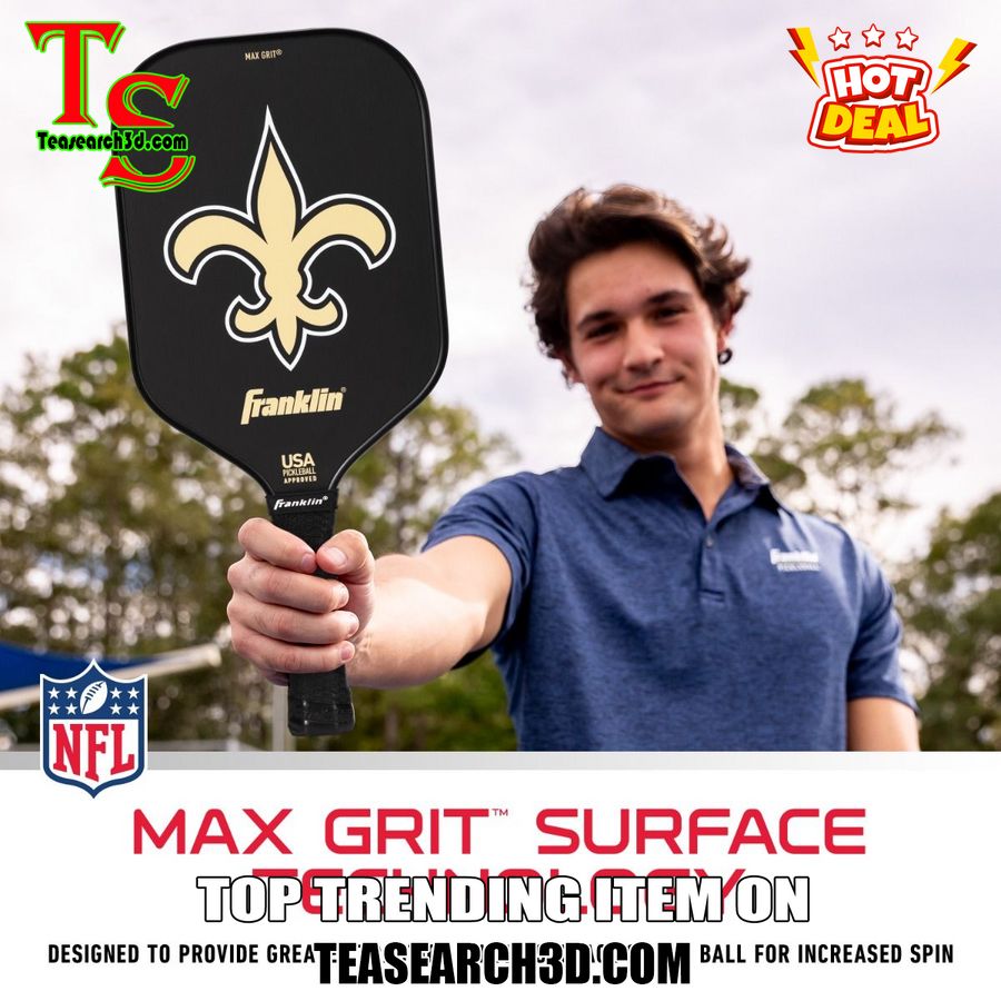 Pickleball Paddle The Ultimate Guide to Finding Your Perfect Paddle 24 New Orleans Saints NFL Team Custom Name Pickleball Paddle