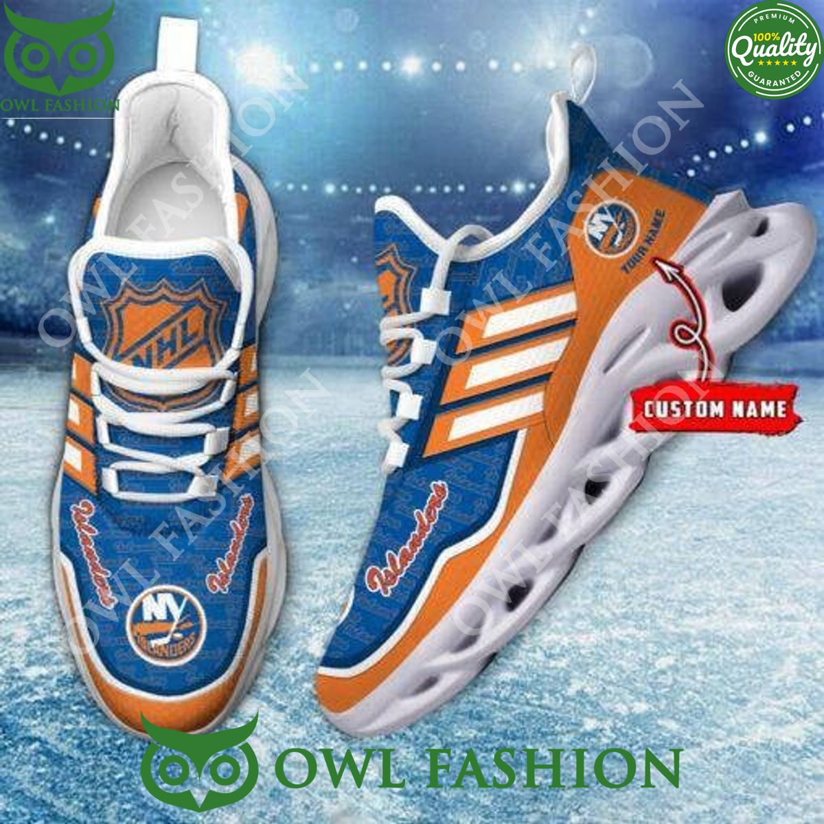 NHL New York Islanders Personalized Max Soul Shoes