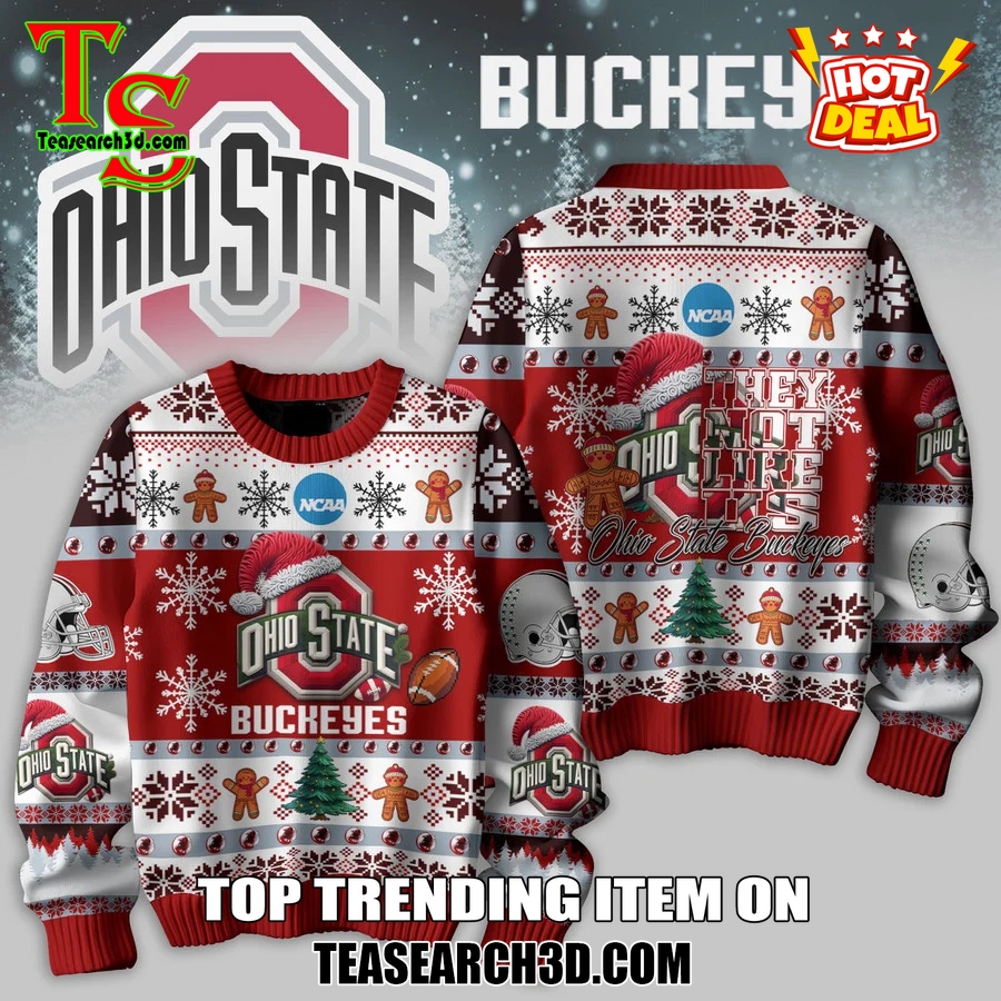 20 Best Winter Sweaters for 2024 On Teasearch3D 16 Ohio State Buckeyes They Not Like Us Ugly Christmas Sweater