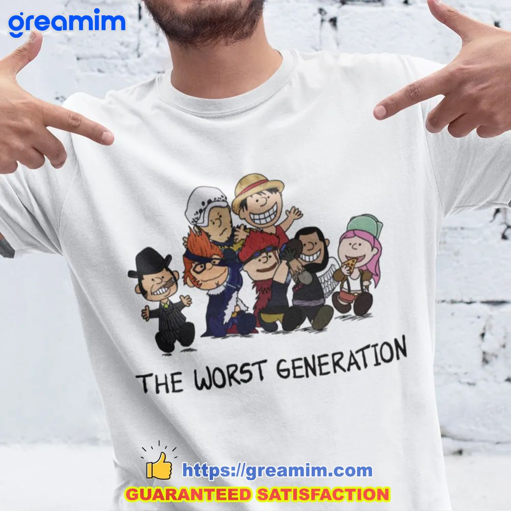 one piece worst generation classic unisex shirt 1 5cq17